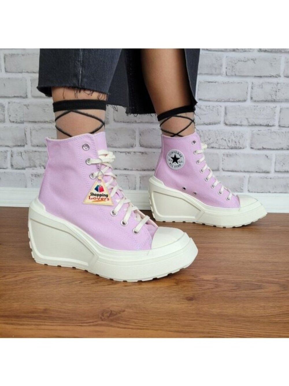 ❤️Converse Chuck 70 De Luxe Wedge Hi Sz 9.5 Womens Shoes Purple Sneakers A07584C